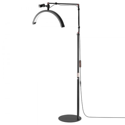 HD-M2X - Versatile Half Moon Lamp, 360° Adjustable, Dual Use Floor & Desk