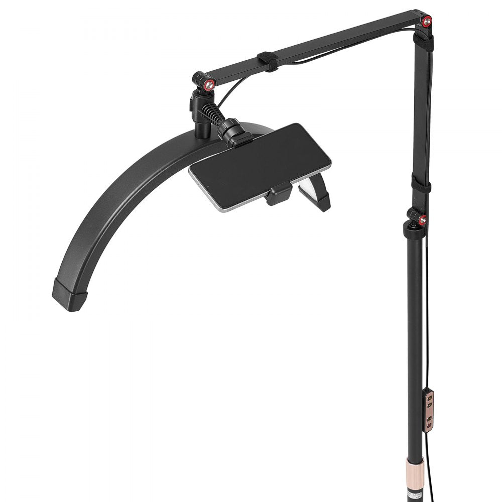 HD-M2X - Versatile Half Moon Lamp, 360° Adjustable, Dual Use Floor & Desk