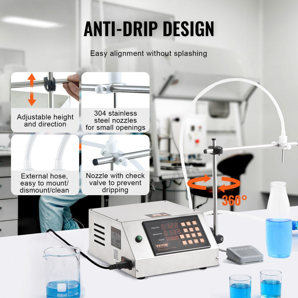 SY-650-V1 - Automatic 5-650ml Liquid Filling Machine for Effortless Precision