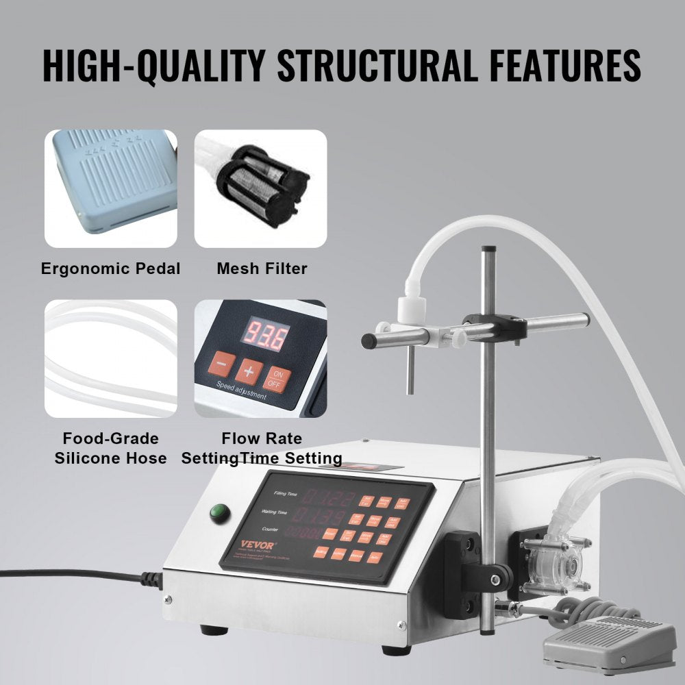 SY-650-V1 - Automatic 5-650ml Liquid Filling Machine for Effortless Precision