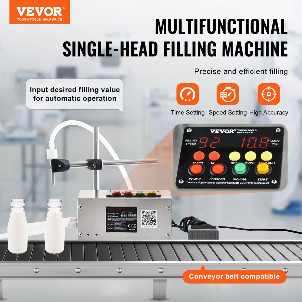 SY-580-V1 - Efficient Digital Liquid Filling Machine with Diaphragm Pump