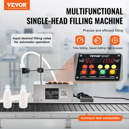 SY-580-V1 - Efficient Digital Liquid Filling Machine with Diaphragm Pump