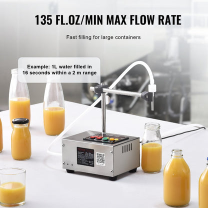 SY-580-V1 - Efficient Digital Liquid Filling Machine with Diaphragm Pump