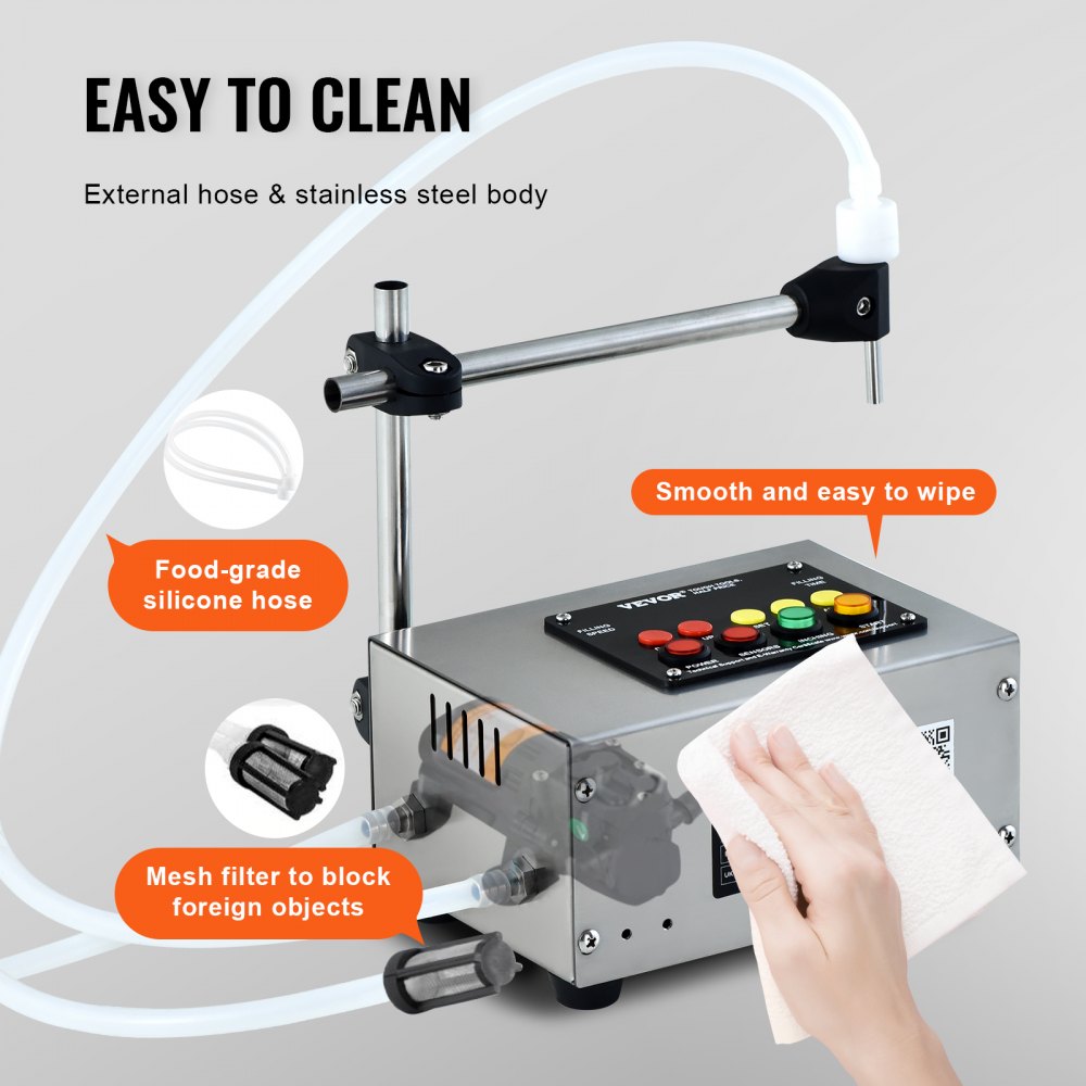 SY-580-V1 - Efficient Digital Liquid Filling Machine with Diaphragm Pump