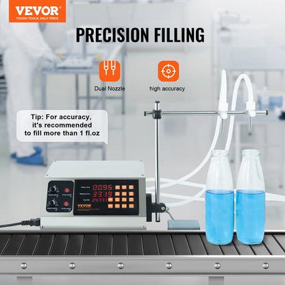 SYD-580-V1 - Efficient Digital Liquid Filling Machine for Various Bottles