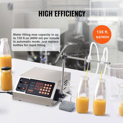 SYD-580-V1 - Efficient Digital Liquid Filling Machine for Various Bottles