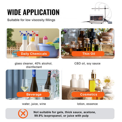 SYD-580-V1 - Efficient Digital Liquid Filling Machine for Various Bottles