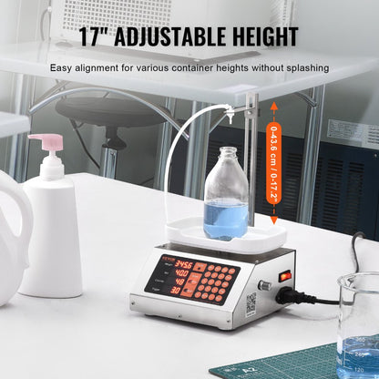 SY-M90-V1 - Compact Food-Grade Liquid Filler with Peristaltic Pump and Digital Control