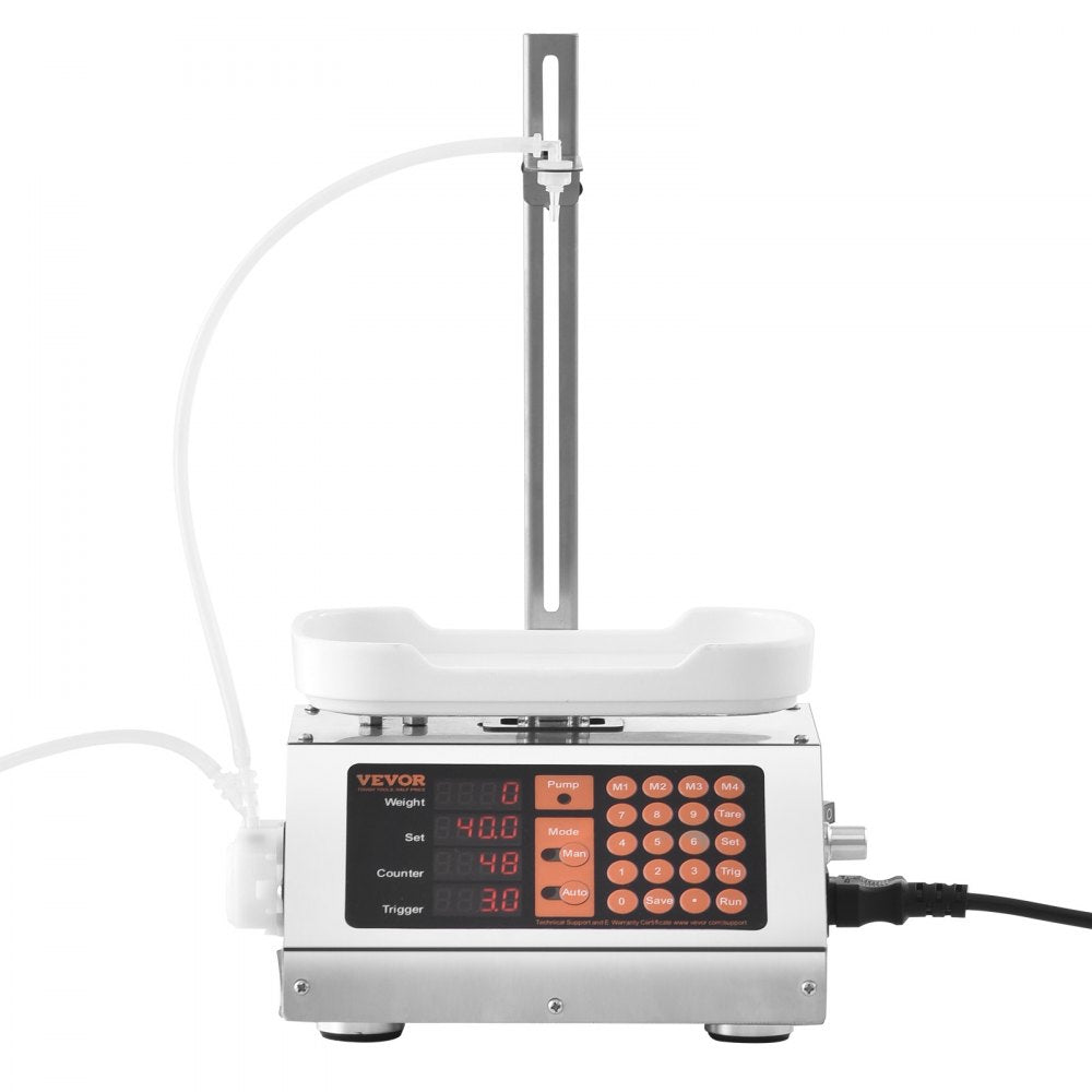 SY-M90-V1 - Compact Food-Grade Liquid Filler with Peristaltic Pump and Digital Control