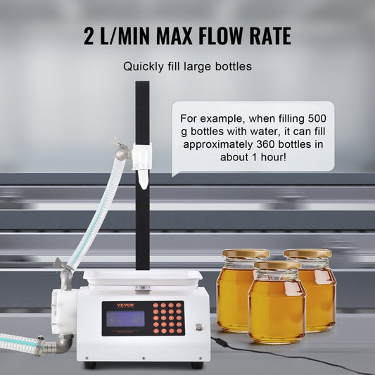 SYC-5-X-V1 - 120W Digital Liquid Filler for Viscous Liquids