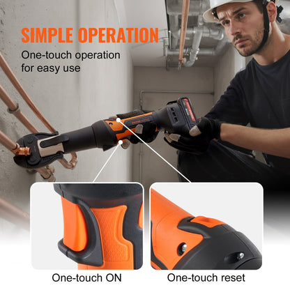 SL-1930 - Cordless Electric Crimping Tool for Pipes with OLED Display
