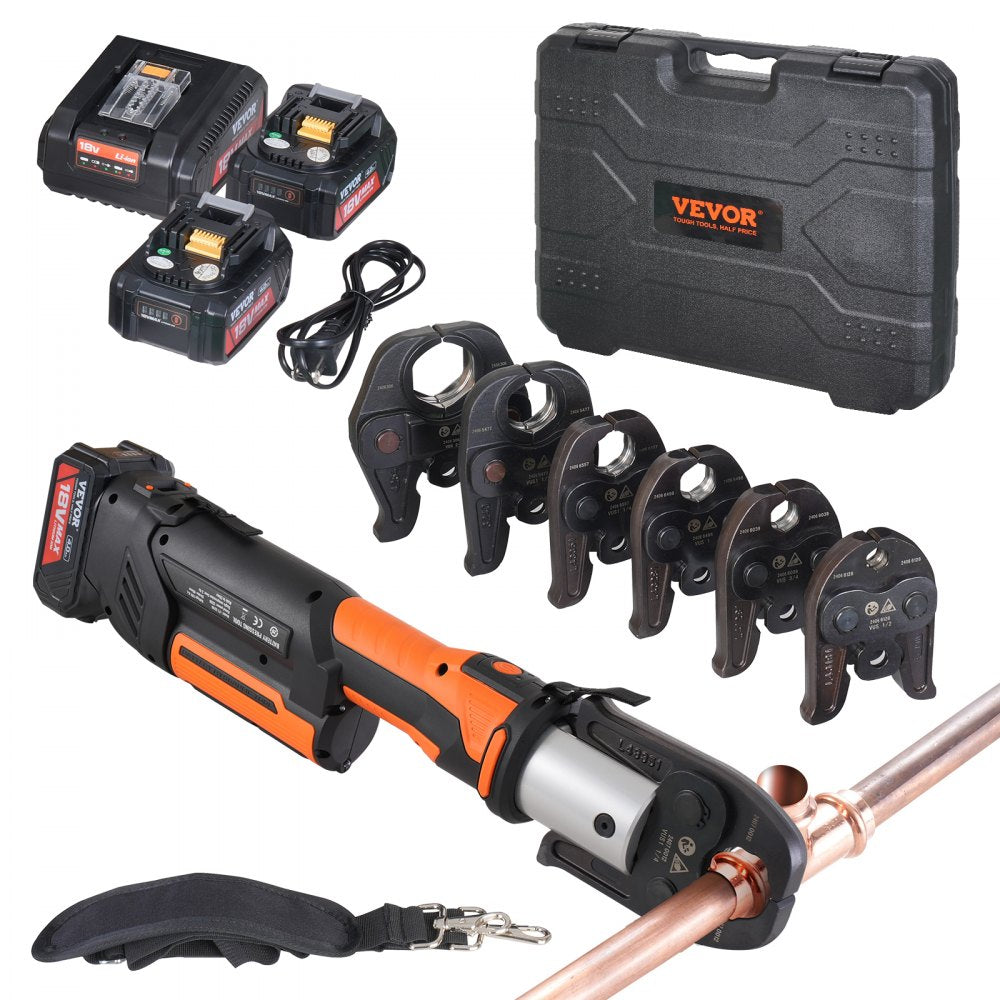 PZ-3240 - VEVOR Cordless Pipe Crimping Tool with OLED Display
