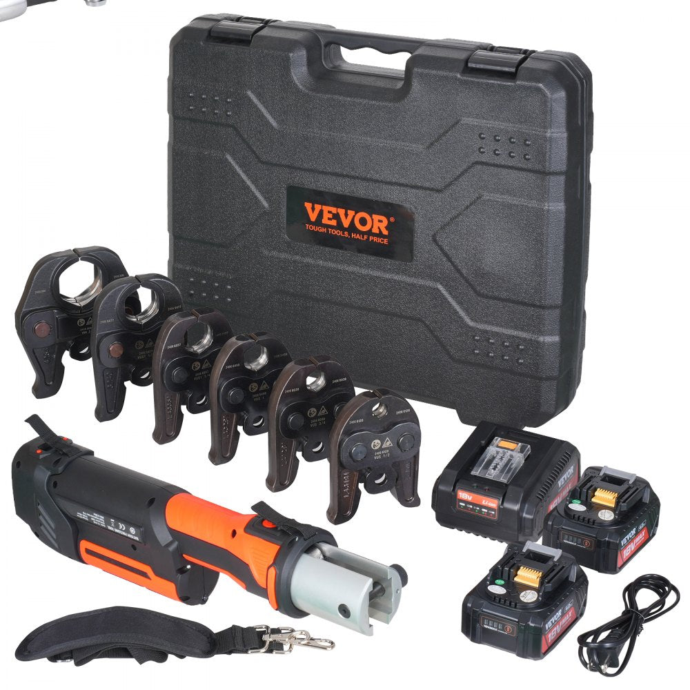 PZ-3240 - VEVOR Cordless Pipe Crimping Tool with OLED Display