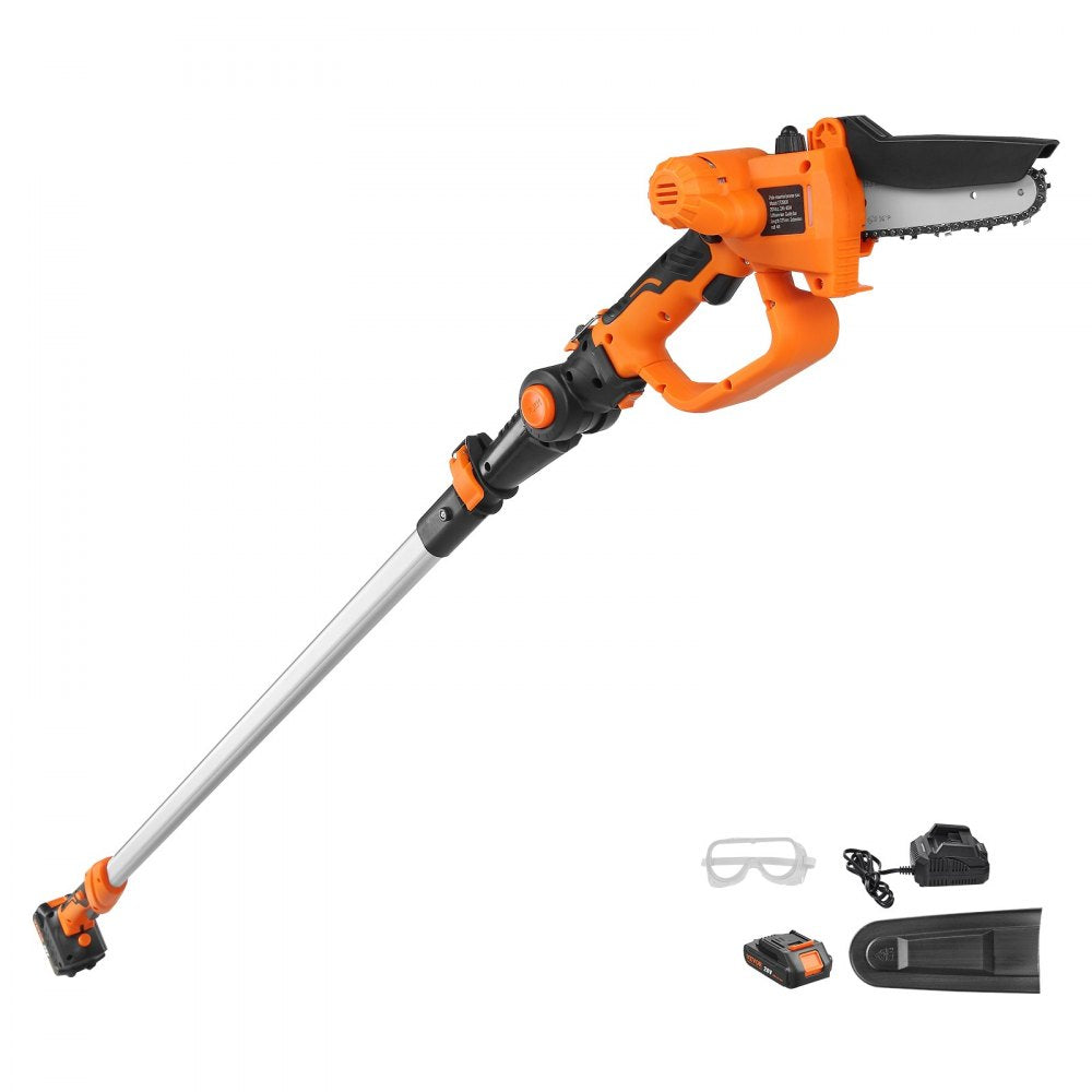 ET2008 - Versatile Cordless Pole Saw, 3.5-8ft Adjustable Reach, 20V Power