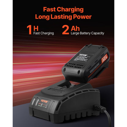 010145238215 - Versatile 12V Cordless Drill & Impact Driver Combo with 21 Torque Settings