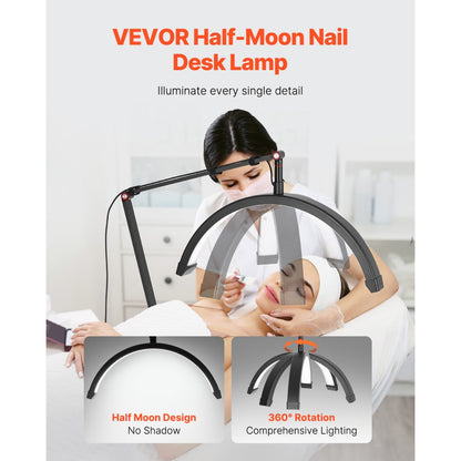 HD-M3X - Flexible 360° Desk Light with Adjustable Phone Holder