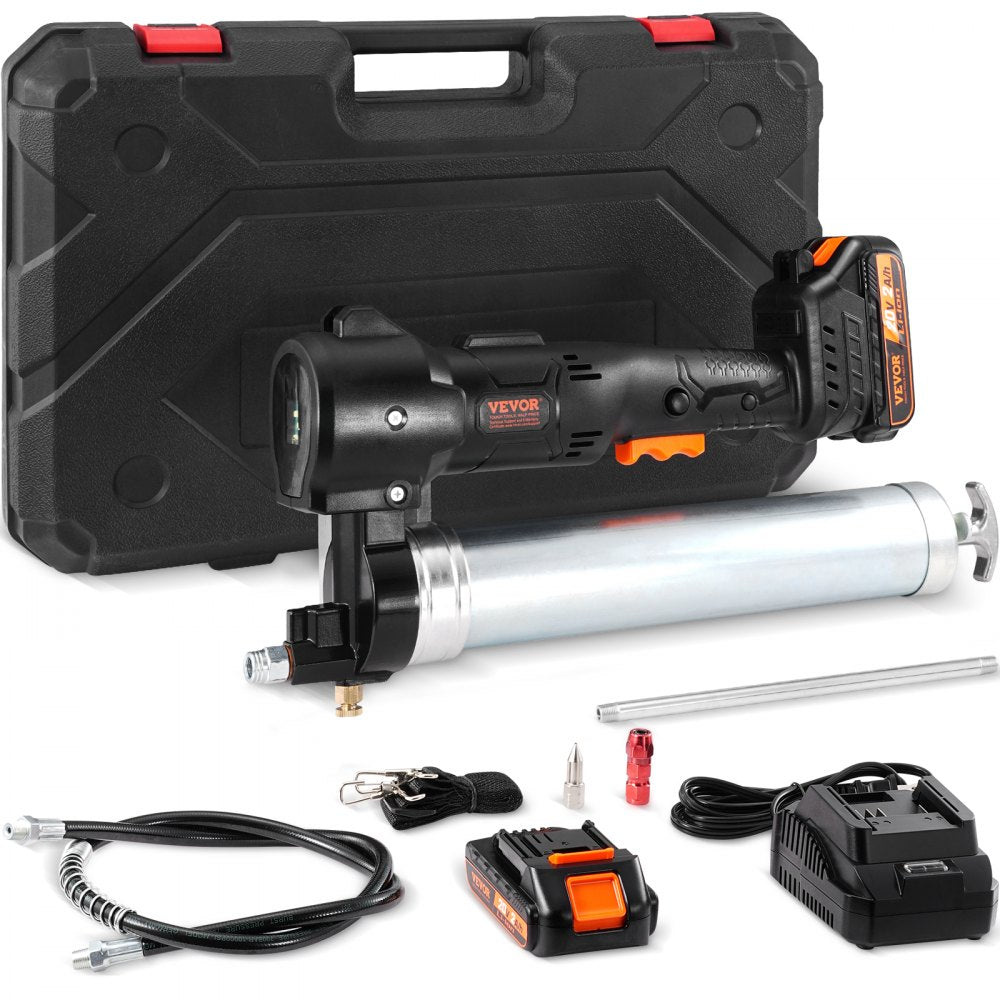 FF-22-2 - 20V Cordless Grease Gun with 39-inch Hose & 10,000 PSI