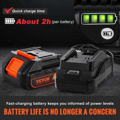 FF-22-1 - 20V Cordless Grease Gun with 39" Hose & 10,000 PSI Pressure