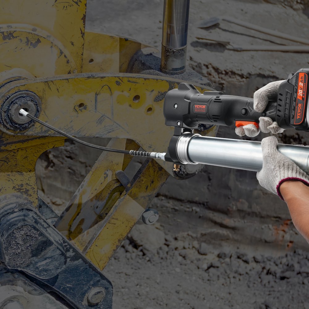 FF-22-1 - 20V Cordless Grease Gun with 39" Hose & 10,000 PSI Pressure