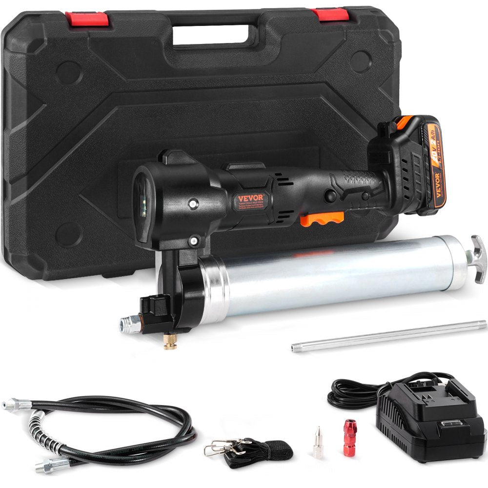 FF-22-1 - 20V Cordless Grease Gun with 39" Hose & 10,000 PSI Pressure