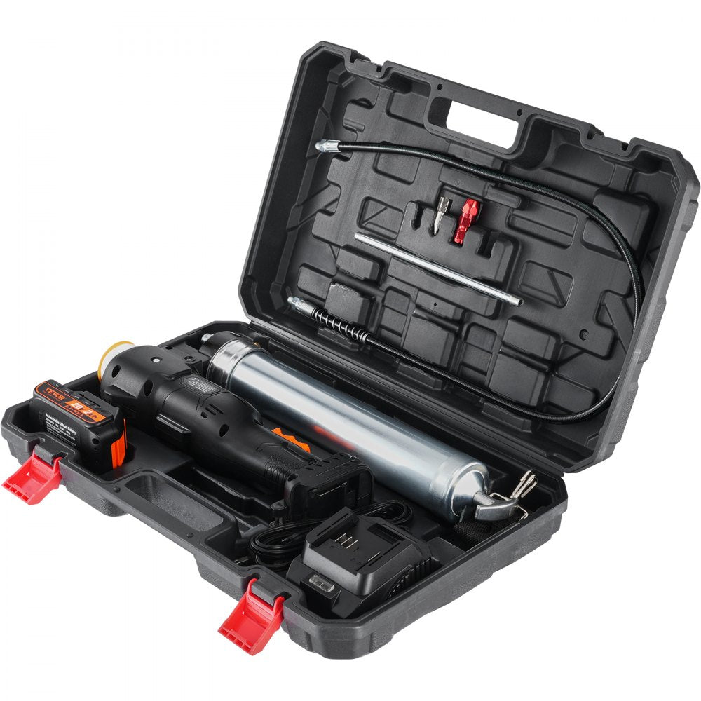 FF-22-1 - 20V Cordless Grease Gun with 39" Hose & 10,000 PSI Pressure