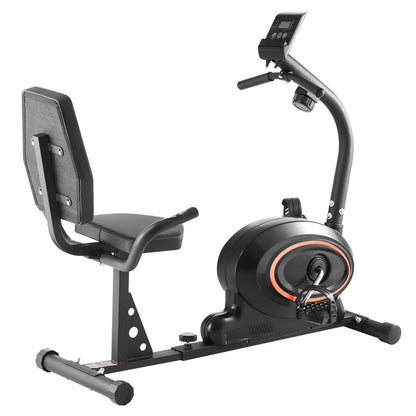 Y-R901 - Adjustable Recumbent Bike with 8 Resistance Levels and Magnetic System