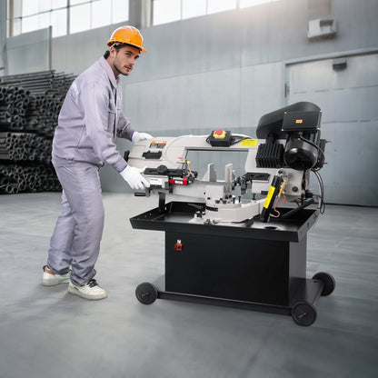 BS-712R - 1.1 kW Variable Speed 7"x8.25" Metal Band Saw