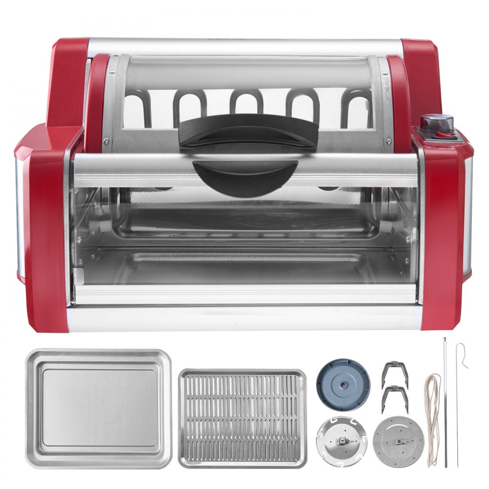 FL1090A - 435°F Stainless Steel Shawarma Grill with 360° Rotation