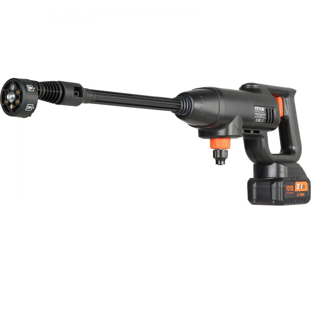 XS-002 - Cordless 580-PSI Portable Pressure Washer with Versatile Nozzle