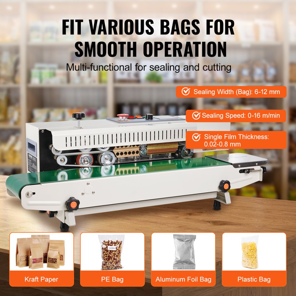 900WSA - Adjustable Continuous Band Sealer for Fast, Durable Packaging