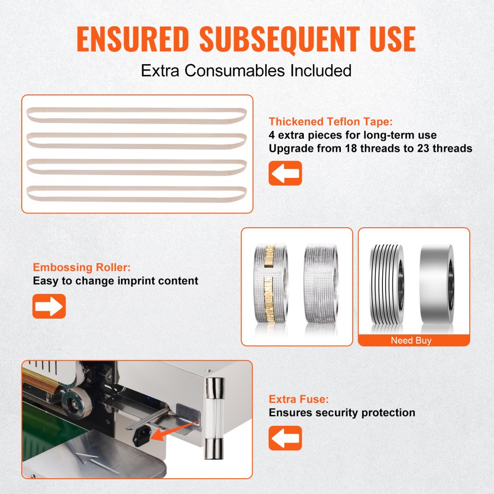 900WSA - Adjustable Continuous Band Sealer for Fast, Durable Packaging