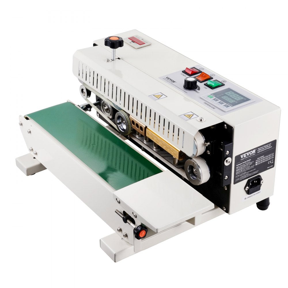 900MWSJ - High-Speed Continuous Bag Sealer with Adjustable Widths and Teflon Tape