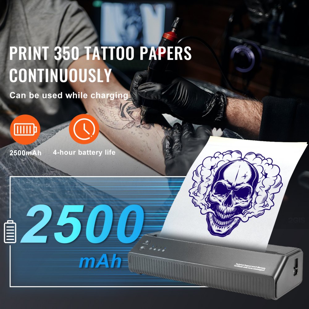 MHT-P8008 - Professional Thermal Tattoo Stencil Printer with App Support