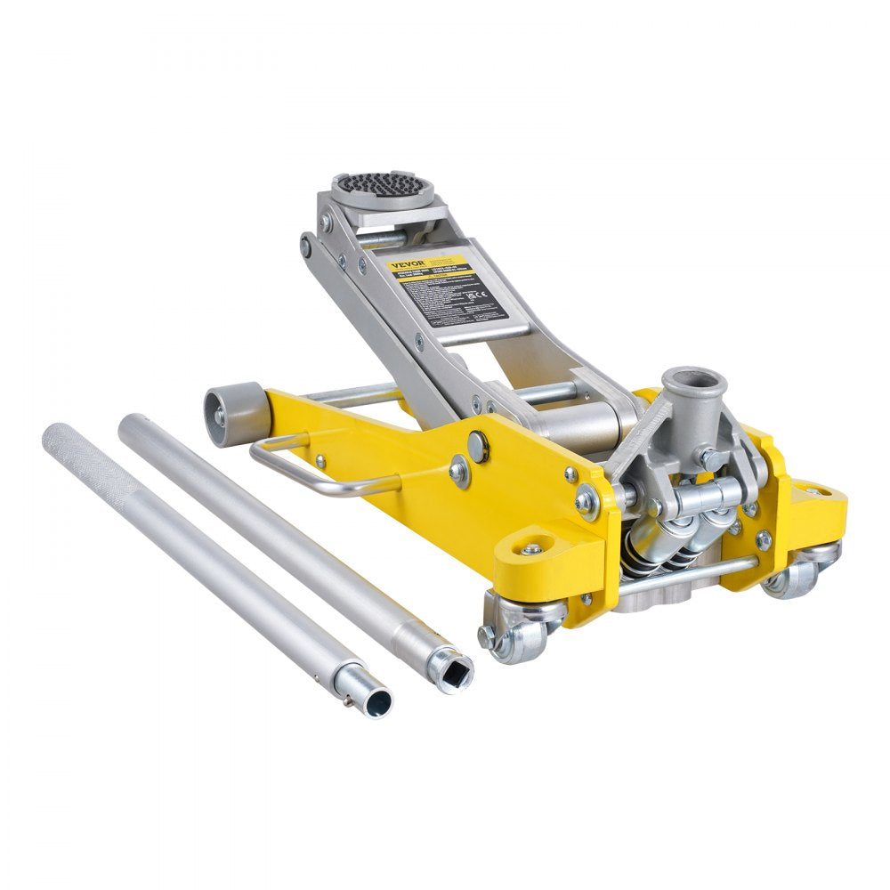 LD100A-030-00 - 3 Ton Low-Profile Aluminum Floor Jack with Dual Cylinder