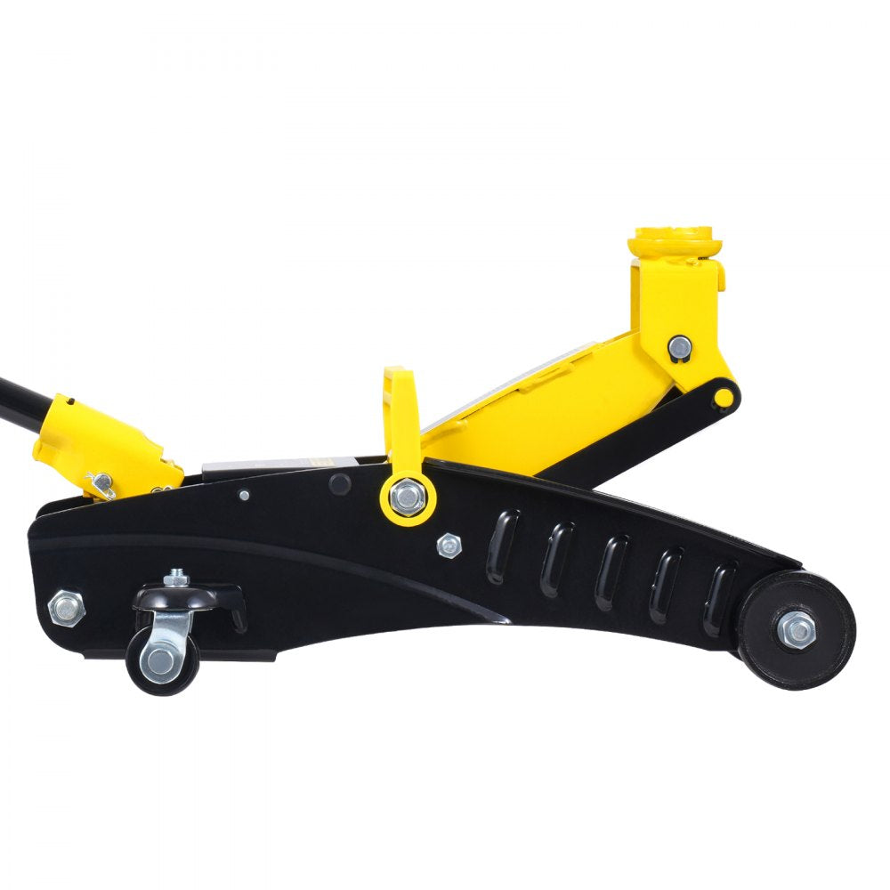 QJD61A-J1602-1 - 2 Ton Hydraulic Floor Jack with Adjustable Height and Safety Features