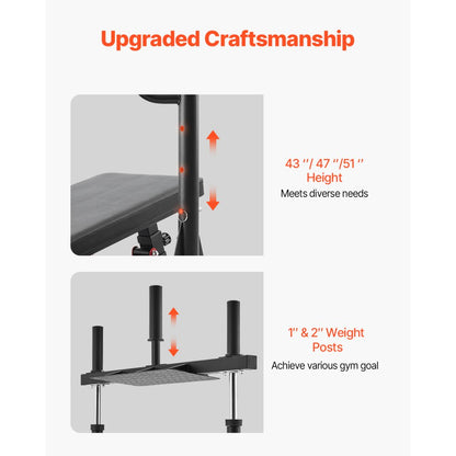 HM1907 - 550lbs Vertical Leg Press with Adjustable Features for Home Gym