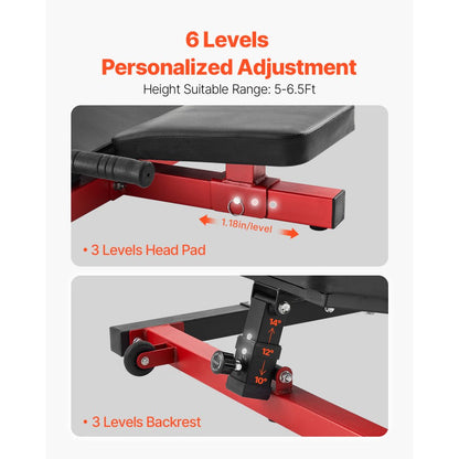 HM1907 - 550lbs Vertical Leg Press with Adjustable Features for Home Gym