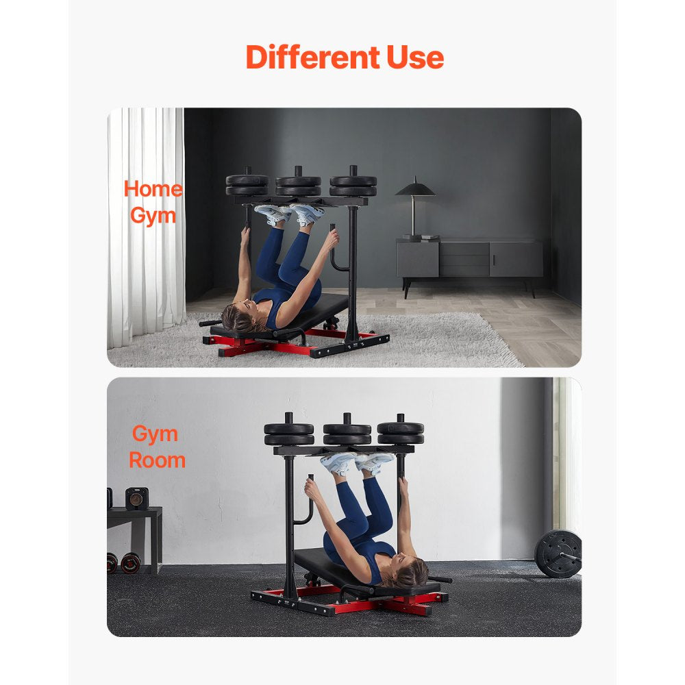 HM1907 - 550lbs Vertical Leg Press with Adjustable Features for Home Gym
