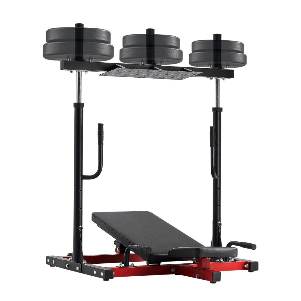 HM1907 - 550lbs Vertical Leg Press with Adjustable Features for Home Gym