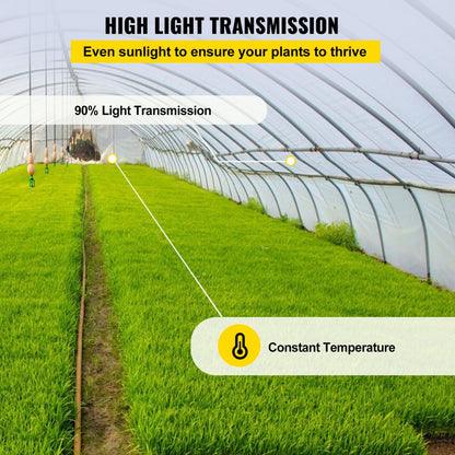 VV-GHF-10100 - 6-Mil Durable Greenhouse Film with UV Protection