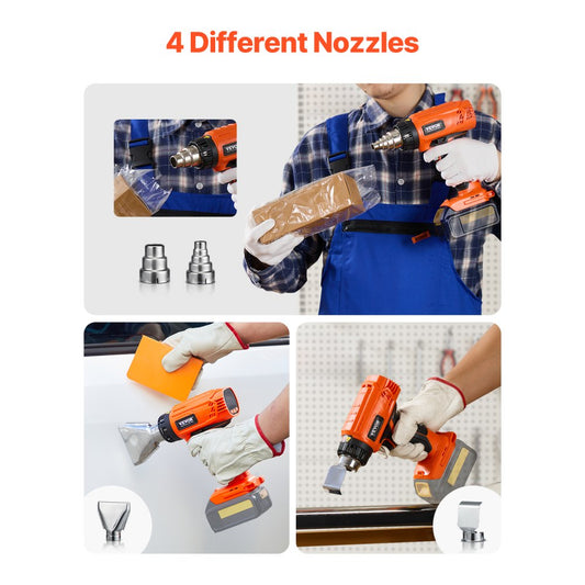 R005C - Cordless Heat Gun with LCD, 1022°F Adjustable, 20V Compatible