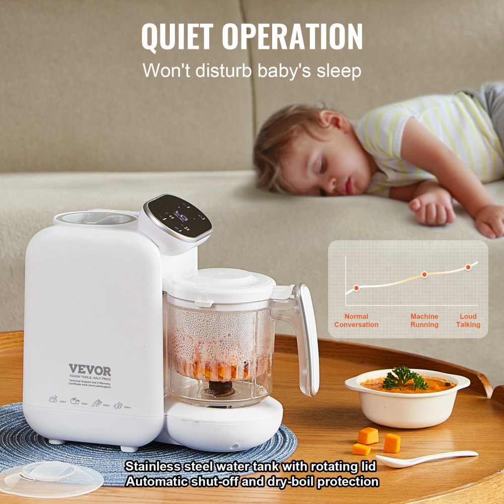 BFP-1600E - 5-in-1 VEVOR Baby Food Maker with Tritan Container