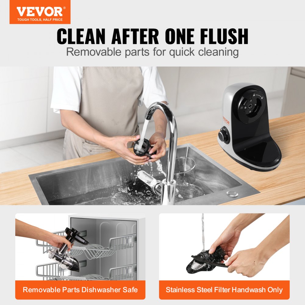 JS3001 - Quiet Slow Masticating Juicer for Maximum Nutrient Extraction