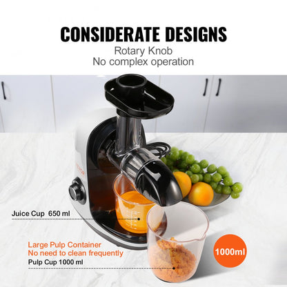 JS3001 - Quiet Slow Masticating Juicer for Maximum Nutrient Extraction
