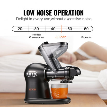 JS3101 - VEVOR Quiet Cold Press Juicer, Nutrient-Rich and Easy to Clean