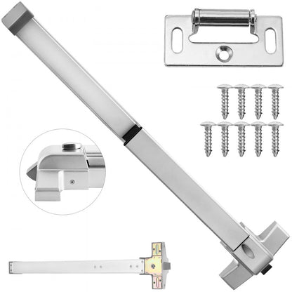 010819690467 - Iron Panic Exit Bar for Wooden/Metal Doors, Easy Install