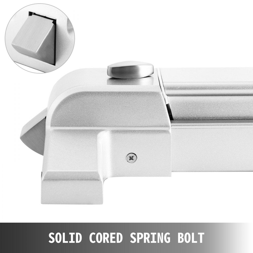 010773608984 - Durable Iron Push Bar Panic Exit Device for Wood/Metal Doors