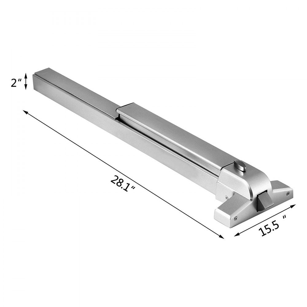 010773608984 - Durable Iron Push Bar Panic Exit Device for Wood/Metal Doors