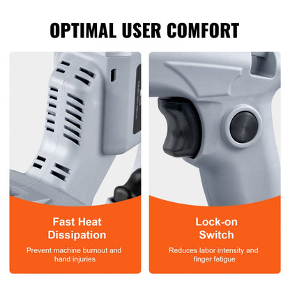 FTC5220 - 18V Cordless Concrete Vibrator with 7.7-Inch Head and Carry Case