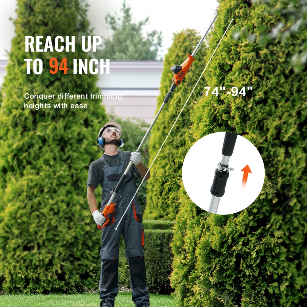 ET1611 - Lightweight 20V Cordless Hedge Trimmer with Impressive Battery Life